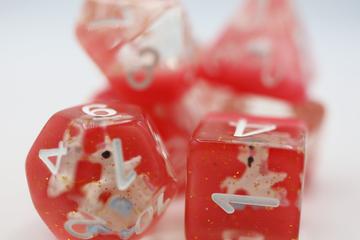 Pink Unicorn RPG Dice Set | Gate City Games LLC