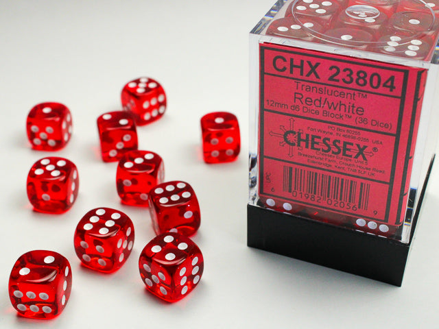Chessex Gemini 12mm Dice Block | Gate City Games LLC
