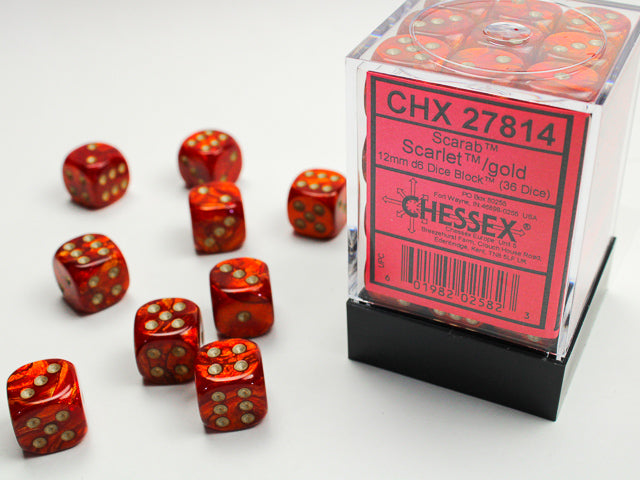 Chessex Gemini 12mm Dice Block | Gate City Games LLC