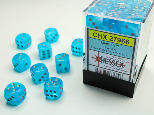 Chessex Gemini 12mm Dice Block | Gate City Games LLC