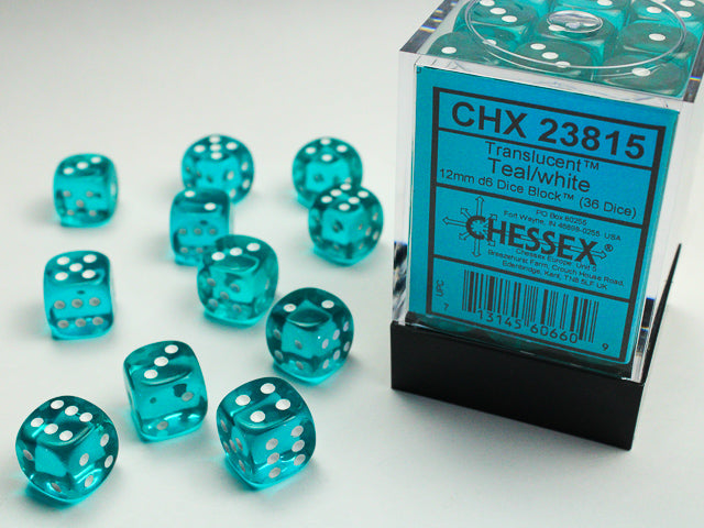 Chessex Gemini 12mm Dice Block | Gate City Games LLC