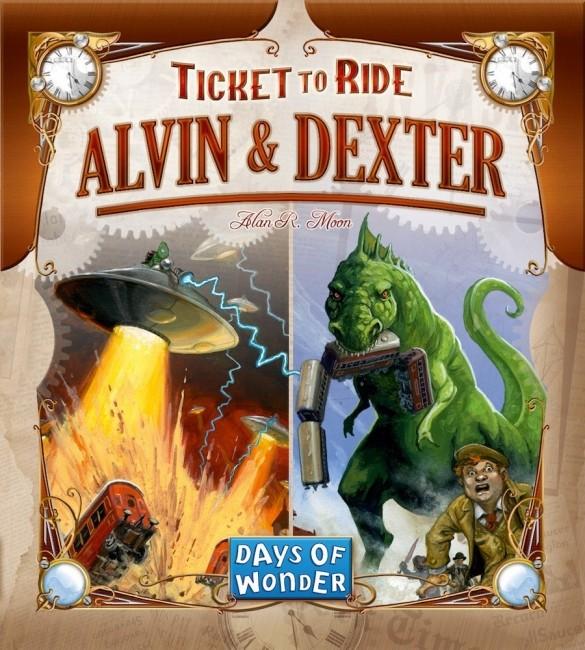 Ticket to Ride Alvin & Dexter Monster Expansion | Gate City Games LLC