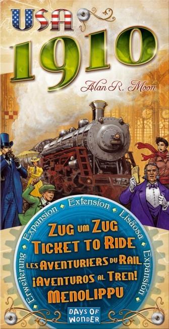 Ticket to Ride USA 1910 Expansion | Gate City Games LLC