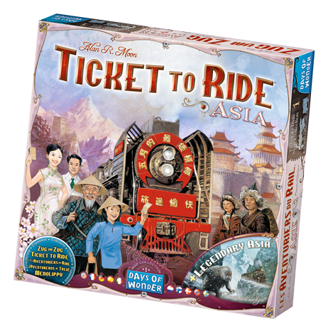 Ticket to Ride Map Collection Volume 1 Asia | Gate City Games LLC