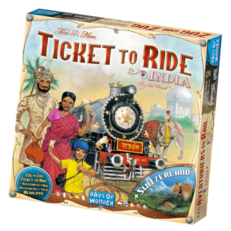 Ticket to Ride India Expansion | Gate City Games LLC