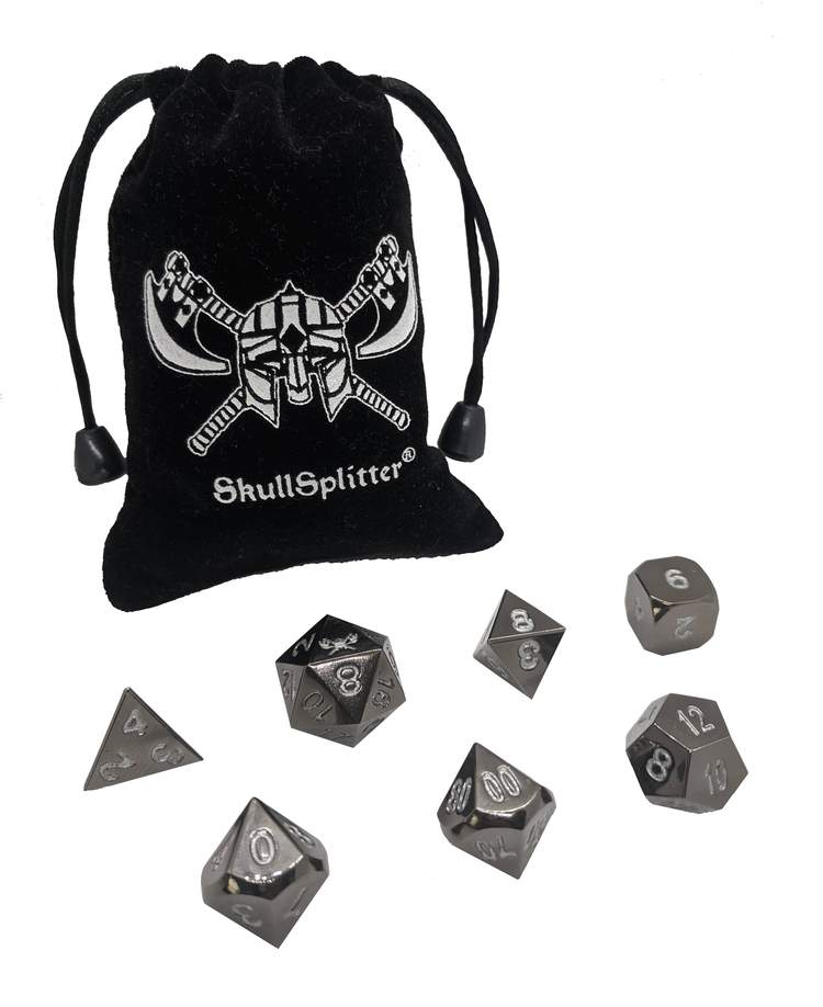 Skull Splitter Metal Dice | Gate City Games LLC