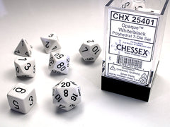 Chessex Opaque Polyhedral 7-Die Set | Gate City Games LLC