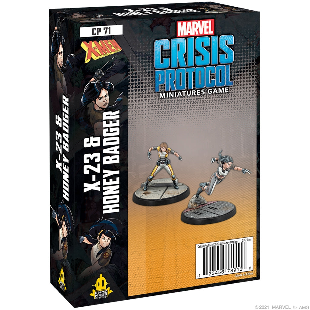 Marvel Crisis Protocol CP 71 X-23 & Honey Badger | Gate City Games LLC